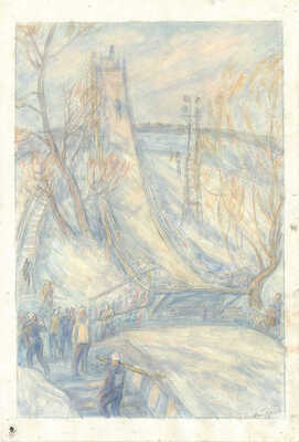 Дехтерева Татьяна Александровна. Зимний день. Малый трамплин